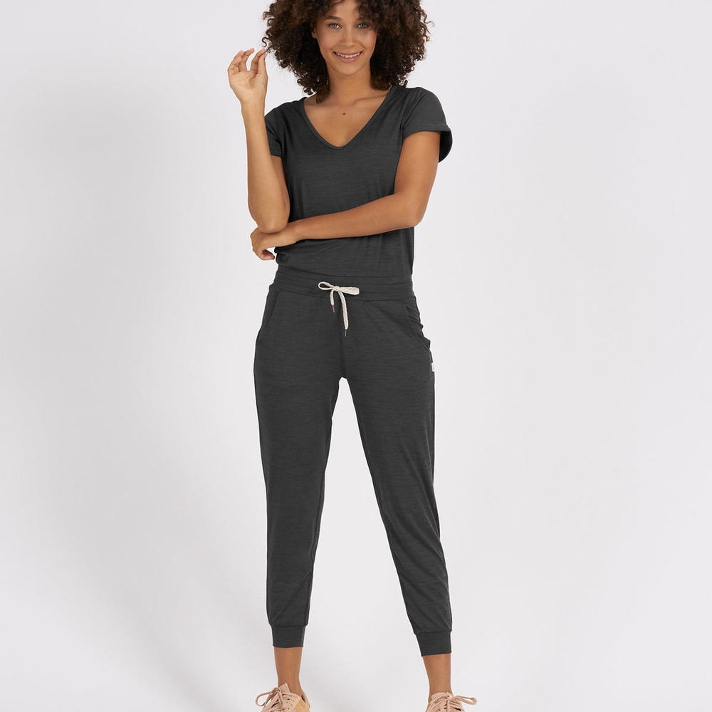 Women's Charcoal Jumpsuit